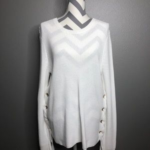 MICHAEL Michael Kors Lace Up Sweater XL